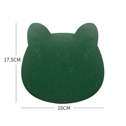 Pre-cut Cat Shaped Wet Floral Foam (Set of 2)