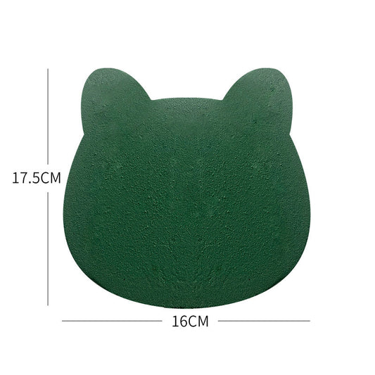 Pre-cut Cat Shaped Wet Floral Foam (Set of 2)