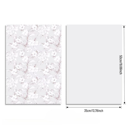 Lot de 20 feuilles de papier d'emballage pour bouquet motif cerisiers en fleurs (35,5 cm x 50,8 cm)