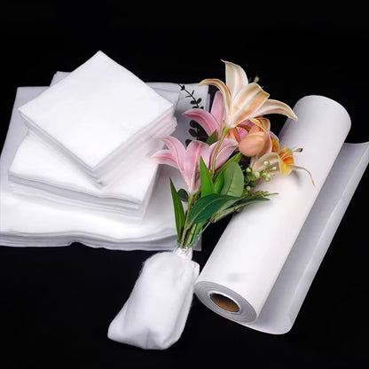 50pcs Hydration Cotton Sheets for Bouquets
