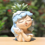 Load image into Gallery viewer, Fairy Girl Resin Succulent Planter