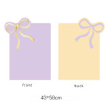 Load image into Gallery viewer, Bowknot Print Dual-color Wrapping Paper Pack 10 (43x58cm)