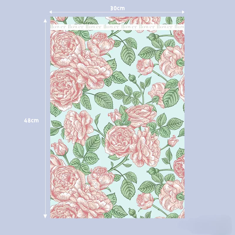 Spring Floral Print Wrapping Paper Pack 20 – Floral Supplies Store