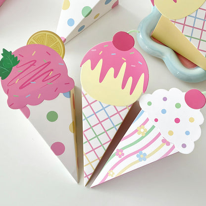 Coffret cadeau à fleurs en forme de glace (12 pièces)