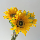 Load image into Gallery viewer, Real-Touch PU Artificial Sunflower Stem (62cm)