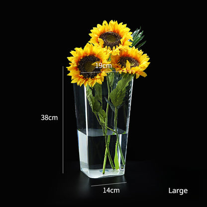 Transparent Arylic Florist Buckets Pack 5