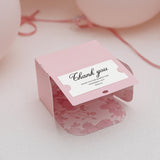 Load image into Gallery viewer, Pink Thank You Gift Box with Ribbon Pack 20