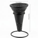 Load image into Gallery viewer, Concrete Ice Cream Cone Planter with Stand
