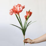 Load image into Gallery viewer, Artificial Amaryllis Silk Flower Spray (60cm)