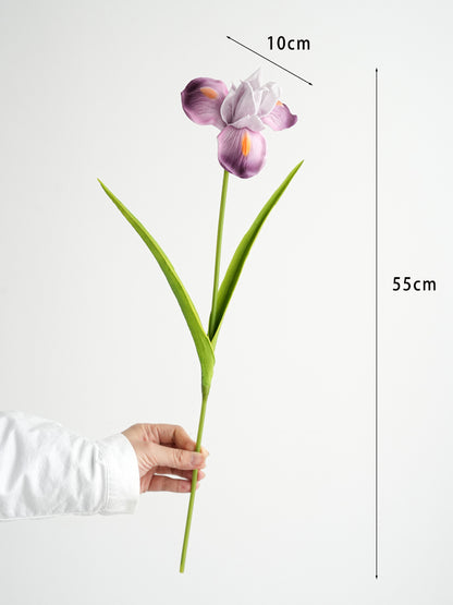 26" Real Touch Artificial Iris Stem