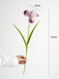 Load image into Gallery viewer, Real Touch Artificial Iris Flower 55cmH