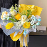 Load image into Gallery viewer, 10pcs Wrinkled Bouquet Wrap Paper (52x52cm)