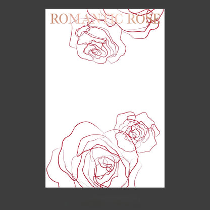 20pcs Romantic Rose Floral Wrap Paper (30x45cm)