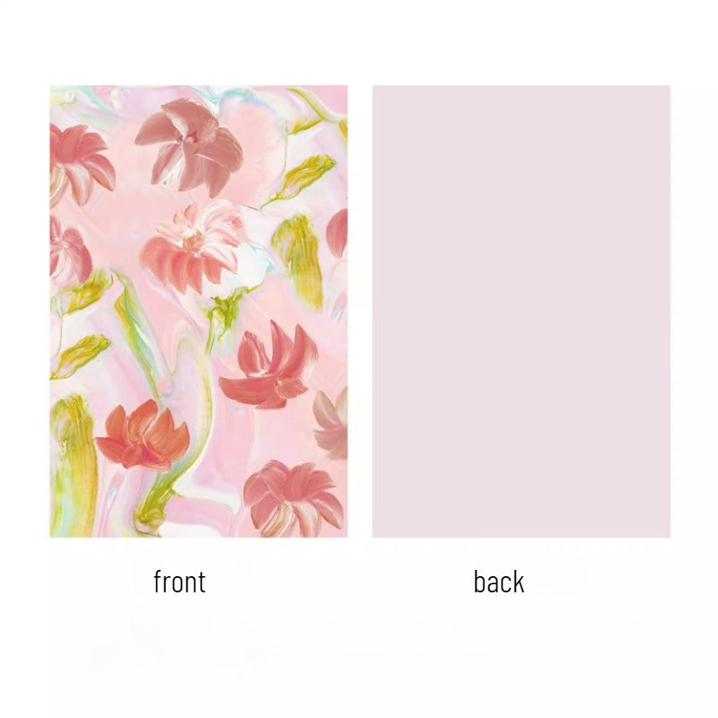 10pcs Artistic Print Floral Wrap Paper (38x58cm)