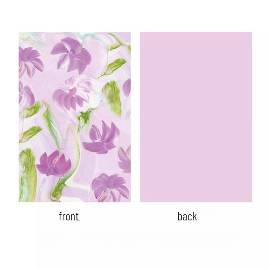 10pcs Artistic Print Floral Wrap Paper (38x58cm)