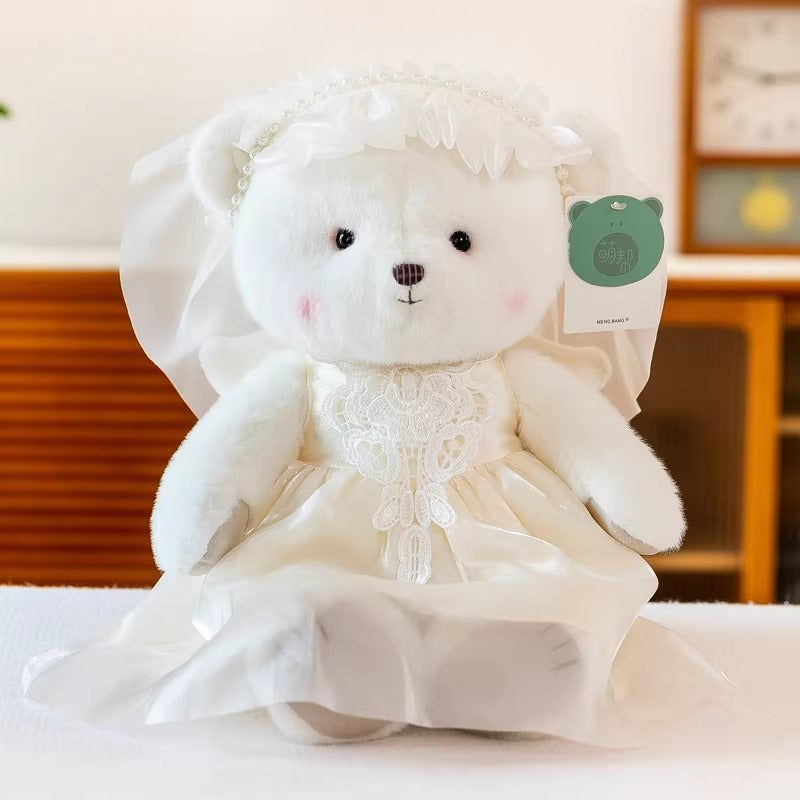 Wedding Teddy Bear Plush Couple 30cm