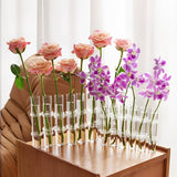 Load image into Gallery viewer, Flexible Hinged Glass Test Tube Vase