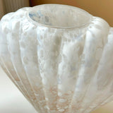 Load image into Gallery viewer, Textured Sea Shell Glass Flower Vase