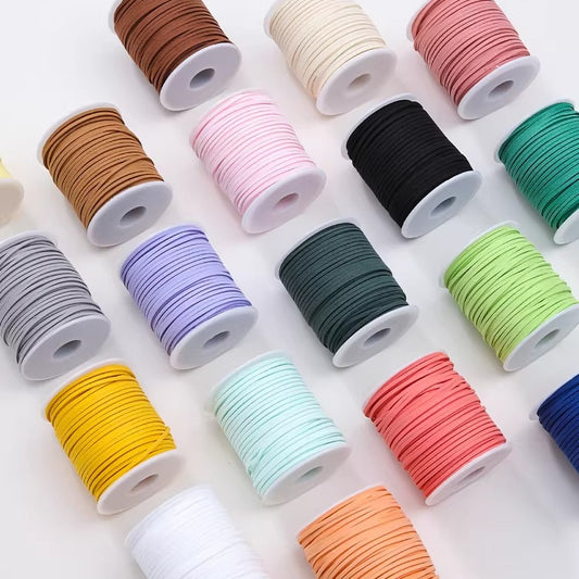 Suede Cord Faux Leather String (2.5mmx50Yd)