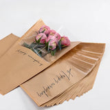 Load image into Gallery viewer, 40pcs Kraft Paper Bouquet Wrapping Bags