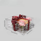 Load image into Gallery viewer, Transparent Square Acrylic Flower Box