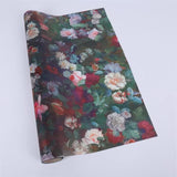 Load image into Gallery viewer, Floral Printed Non-woven Fabric Roll (48cmx5Yd)