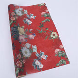 Load image into Gallery viewer, Floral Printed Non-woven Fabric Roll (48cmx5Yd)