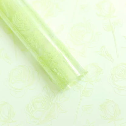 20pcs Rose Print Cellophane Wrap (57x57cm)