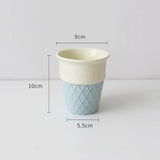 Load image into Gallery viewer, Ice Cream Cone Ceramic Flower Vase
