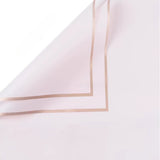 Load image into Gallery viewer, 20pcs Gold Border Frosted Cellophane Wrap (56x56cm)