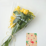 Load image into Gallery viewer, Large Transparent Flower Sleeves Bags Pack 100
