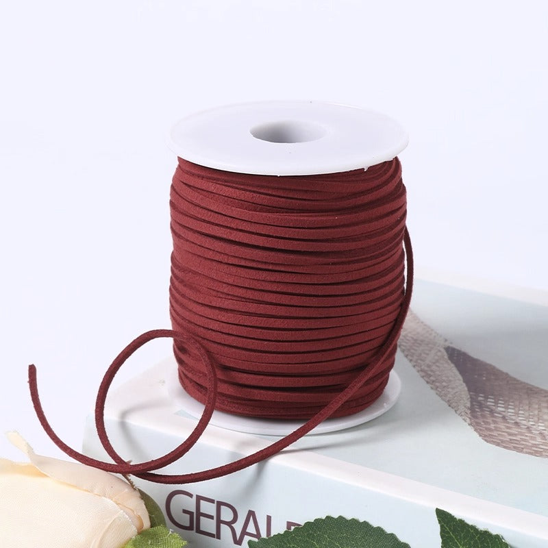 Suede Cord Faux Leather String (2.5mmx50Yd)