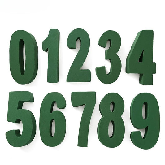 Number Floral Foam for Birthday & Anniversary
