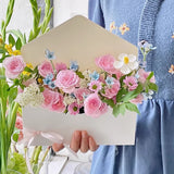 Load image into Gallery viewer, 10pcs Envelope Shaped Floral Gift Box