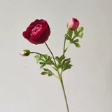 Load image into Gallery viewer, 3-Head Silk Ranunculus Flower Stem (50cm)
