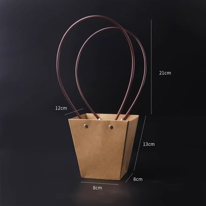 Waterproof Kraft Paper Flower Bags Pack 10