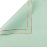 Load image into Gallery viewer, 20pcs Gold Border Frosted Cellophane Wrap (56x56cm)