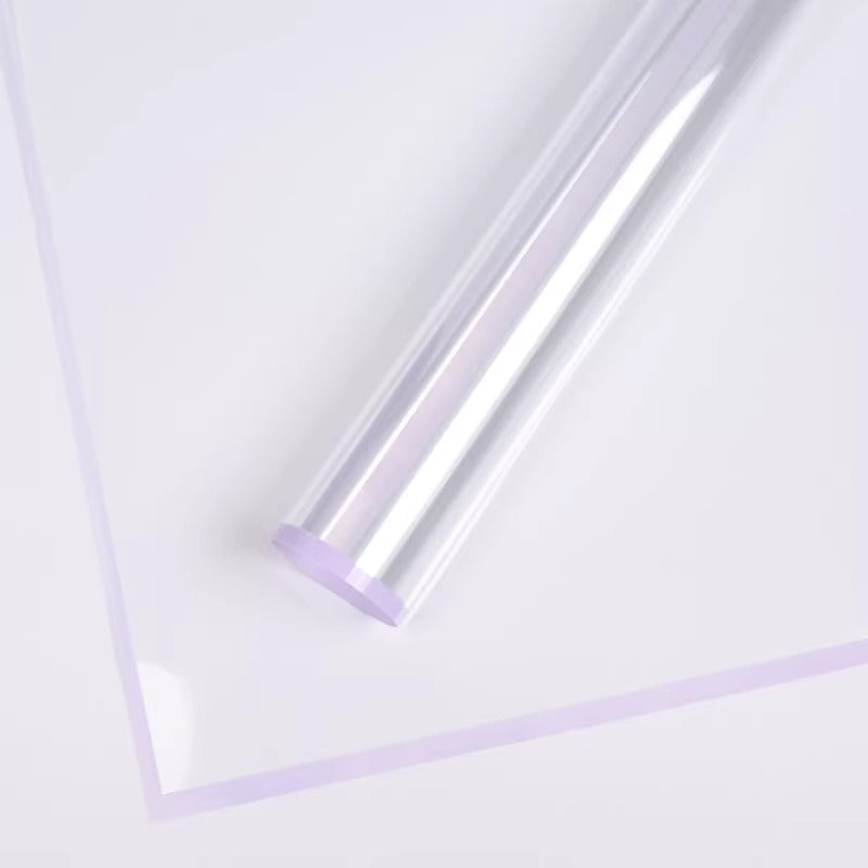 20pcs Bordered Clear Cellophane Wrap (58x58cm)
