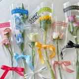 Load image into Gallery viewer, Clear LOVE Single Stem Flower Sleeve Bags Pack 100