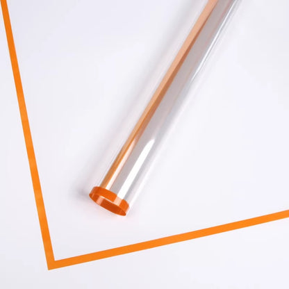 20pcs Bordered Clear Cellophane Wrap (58x58cm)