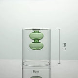 Load image into Gallery viewer, Artistic Transparent Colored Glass Vase