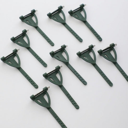 Green Boutonniere Holder Clips Pack 100
