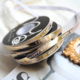 Load image into Gallery viewer, Gold Silver JUST FOR YOU Ribbon (1cmx40Yd)