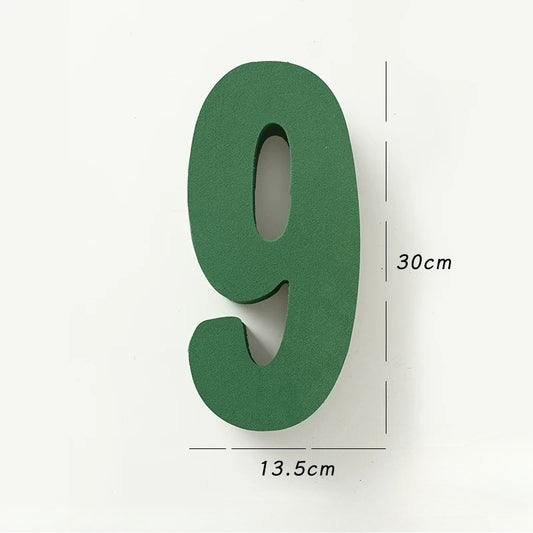 Number Floral Foam for Birthday & Anniversary