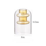 Load image into Gallery viewer, Artistic Transparent Colored Glass Vase