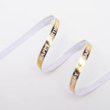 Load image into Gallery viewer, Gold Silver JUST FOR YOU Ribbon (1cmx40Yd)