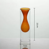Load image into Gallery viewer, Artistic Transparent Colored Glass Vase