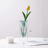 Load image into Gallery viewer, Artistic Transparent Colored Glass Vase