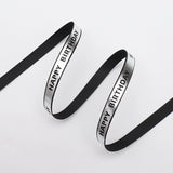 Load image into Gallery viewer, Gold Silver JUST FOR YOU Ribbon (1cmx40Yd)