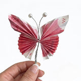 Load image into Gallery viewer, Pearl Twist Ties for DIY Money Butterflies
